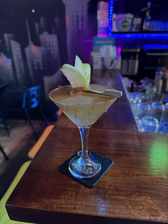 A cocktail at AfterDark Social